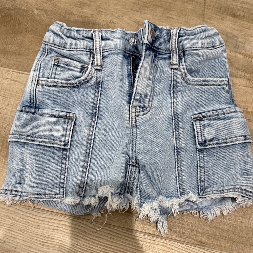 Flying Monkey Light Blue Jean Shorts